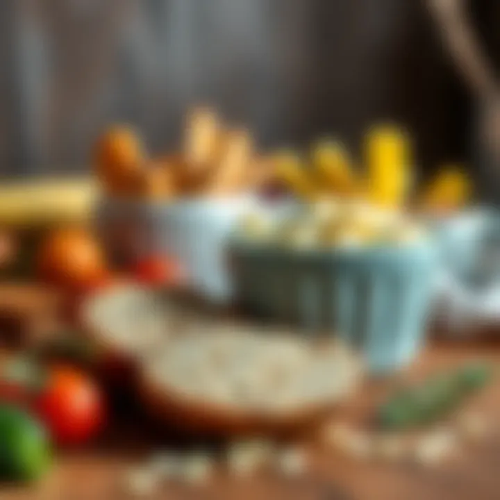 Various protein sources suitable for infants