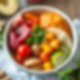 Colorful array of pureed vegetables suitable for babies