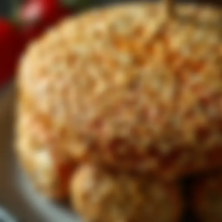 Close-up of Acma Kete with sesame seeds sprinkled on top