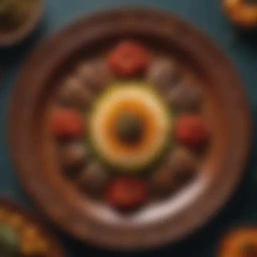 A beautifully arranged plate of Ankara Burması showcasing its intricate details