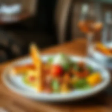 A beautifully plated signature dish from an Ankara restaurant