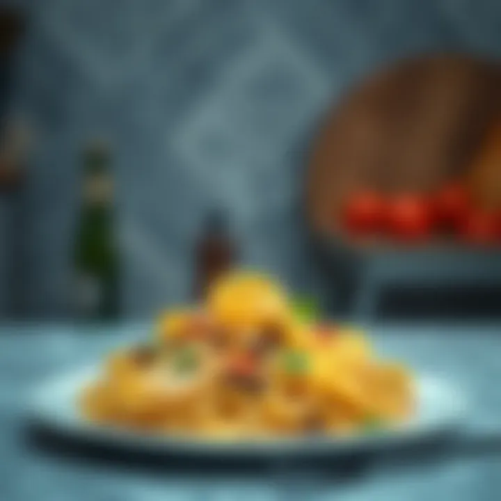 Creative variations of Arda Rulo Pasta on a platter