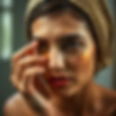 Effective Application Techniques for Skin Care Application of argan oil on skin