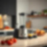 Sleek design of the Arzum blender set showcased on a kitchen countertop