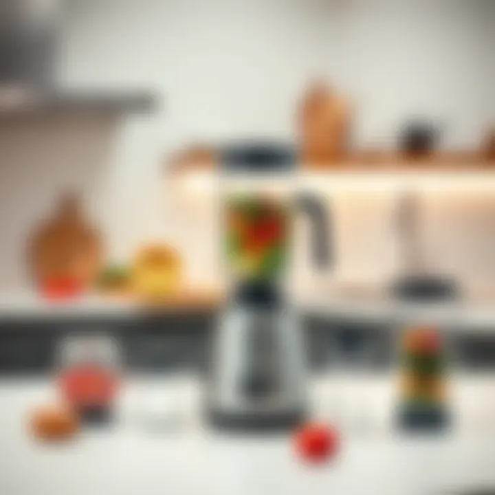 Elegant design of the Arzum blender set showcased in a modern kitchen