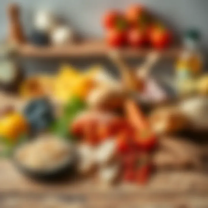 Diverse Protein Sources and Alternatives Assorted protein sources on a table