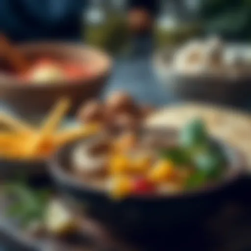 A bowl of Aşure showcasing its rich ingredients