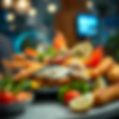 Exquisite Seafood Platter in Ataşehir A stunning seafood platter featuring fresh fish and shellfish
