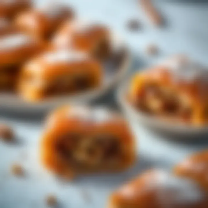 The Heart of Flavor: Nutty Filling Rich filling of nuts and spices