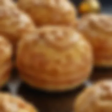 A close-up of golden pastries that are easy to prepare with few ingredients.