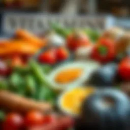 A vibrant assortment of foods rich in B vitamins