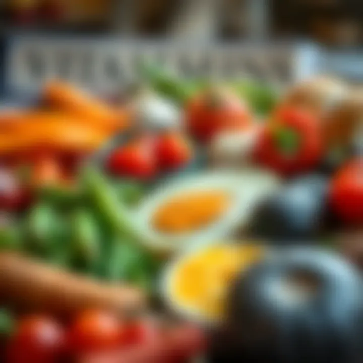 Nourishing Selection of B Vitamin Foods A vibrant assortment of foods rich in B vitamins