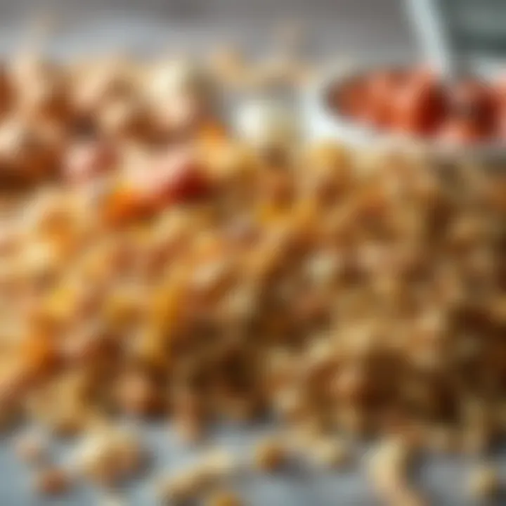 An assortment of fortified cereals and grains, emphasizing their role in B12 nutrition.