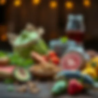 A Spectrum of B12-rich Foods Vibrant foods rich in B12