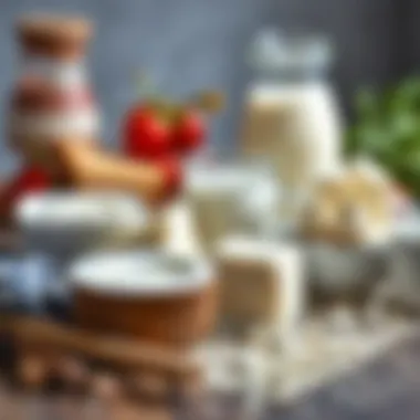 Dairy Products and B12 Different dairy products high in B12