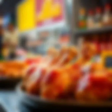 Graph showing price trends of chicken drumsticks.