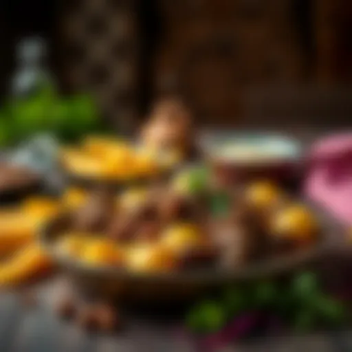 Hearty baked dish featuring ground meat and potatoes