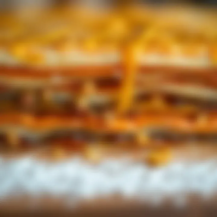 A beautiful layer of baklava dough