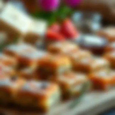A selection of baklava types showcasing different ingredients