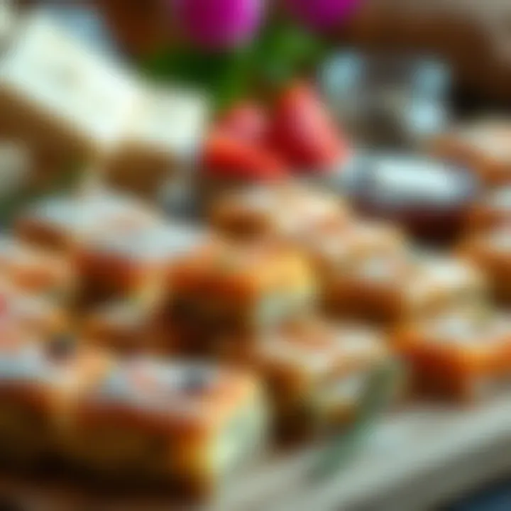 A selection of baklava types showcasing different ingredients