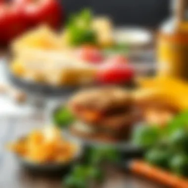 Visual guide to maintaining a balanced diet for different age groups