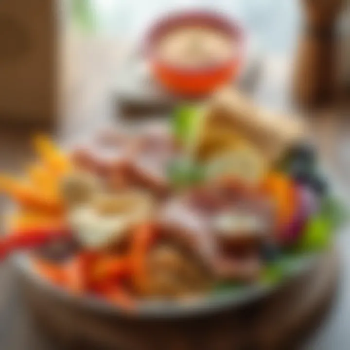 Harmony of Healthy Eating A balanced plate with lean proteins, whole grains, and colorful vegetables