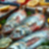 Freshly caught fish ready for culinary exploration
