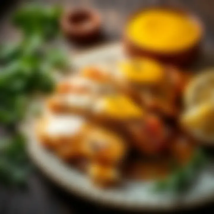 Essential Ingredients Ingredients for honey mustard chicken dish