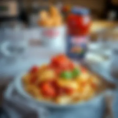 Delicious pasta dish enhanced with Barilla sauce