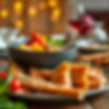 Elegant serving suggestions for bayram çöreği highlighting modern presentation styles.