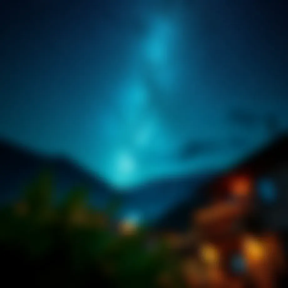 A beautiful night sky illuminated by stars during Berat Gecesi