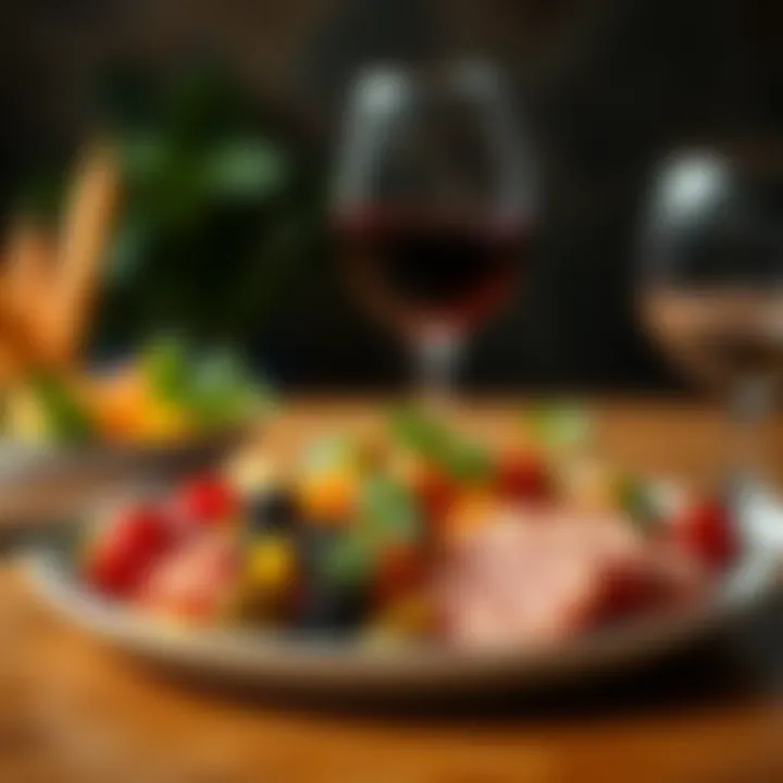 Healthy eating plate illustration