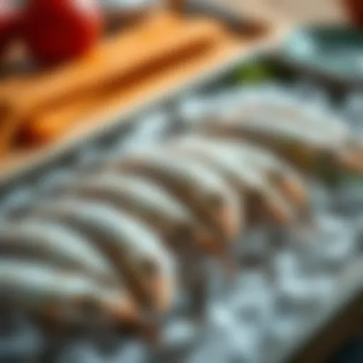 Frozen Anchovies: A Culinary Delight Frozen anchovies ready for cooking