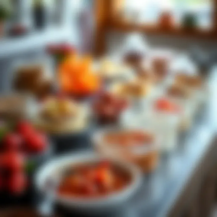 A vibrant selection of breakfast spreads and toppings available at Bim stores.