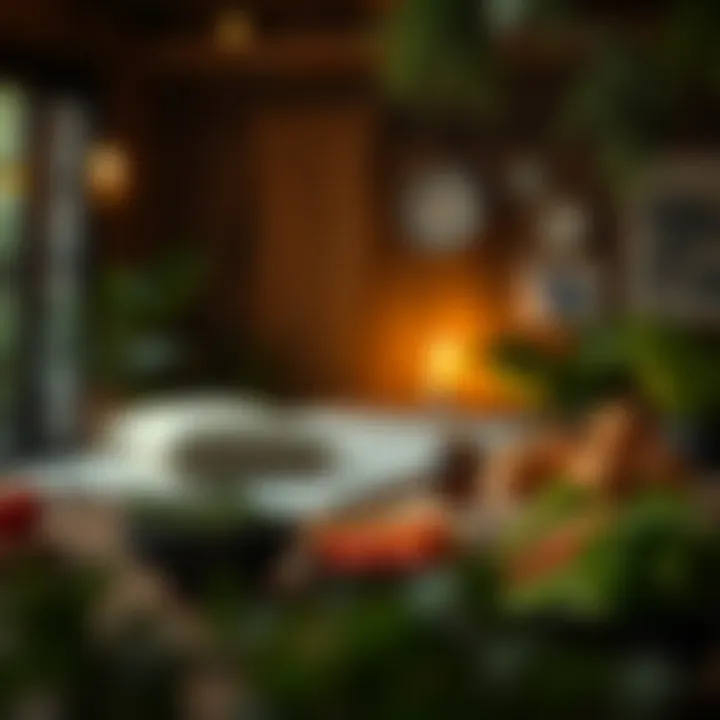 A serene environment promoting mindfulness and relaxation.