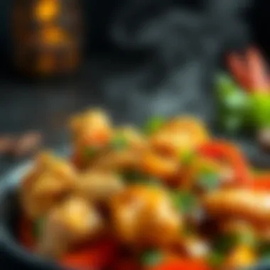 A tantalizing chicken breast stir-fry with colorful vegetables