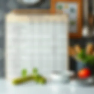 Conversion chart for cooking measurements