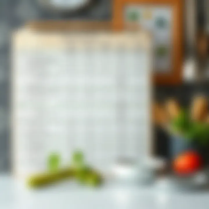 Conversion chart for cooking measurements