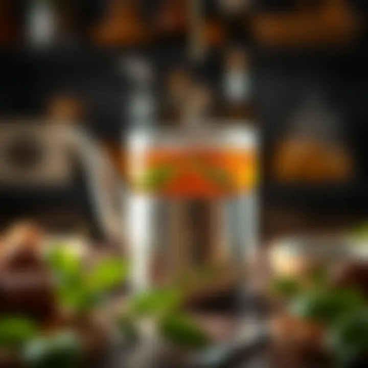 Stylish stainless steel herbal tea vessel highlighting functionality