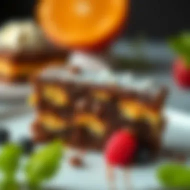 A variety of brownie cake innovations and flavor combinations