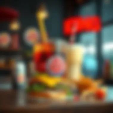 Beverage options and calorie information