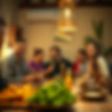 Unity and Tradition at Iftar Family gathering for iftar