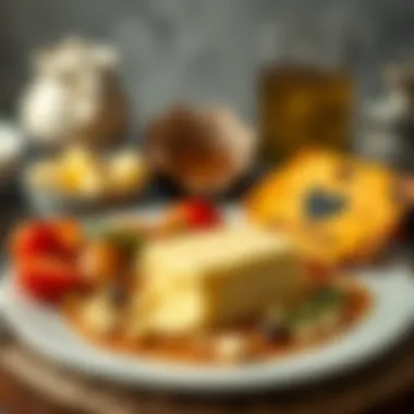 A beautifully plated dish showcasing butter's role in cuisine