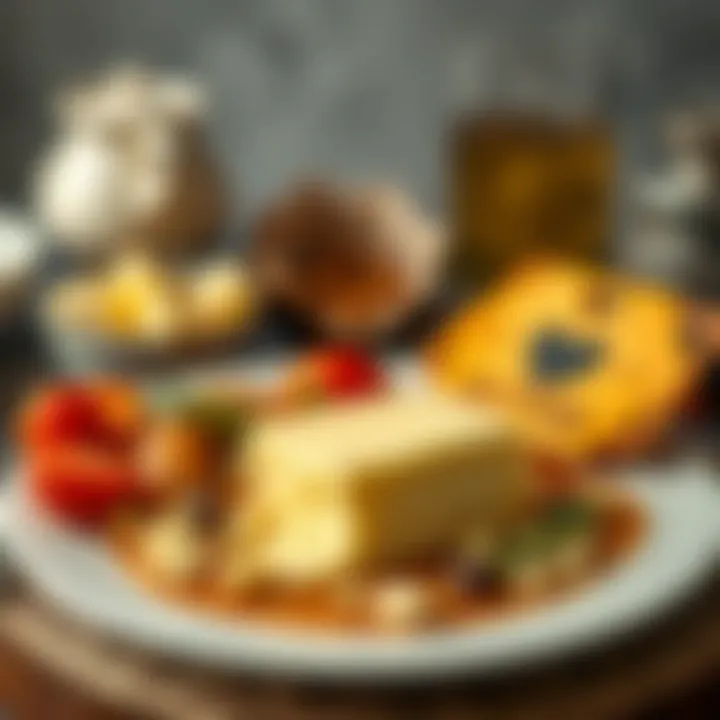 A beautifully plated dish showcasing butter's role in cuisine