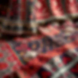 Traditional textile patterns reflecting cultural heritage