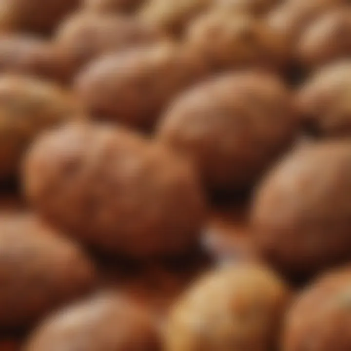 Close-up of textured cigkofte mixture