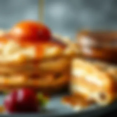 Close-up of Flaky Broken Kadayıf Layers with Syrup