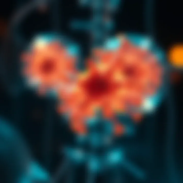 Visual representation of immune system support by vitamin D