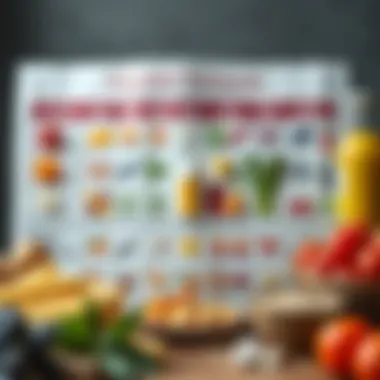 Essential Nutrients for Diabetes Management Nutritional chart displaying essential vitamins for diabetics