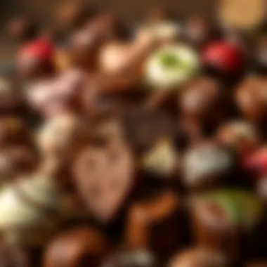 Assorted Dido chocolates showcasing a variety of flavors